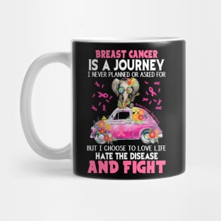 Breast Cancer Is A Journey Mug